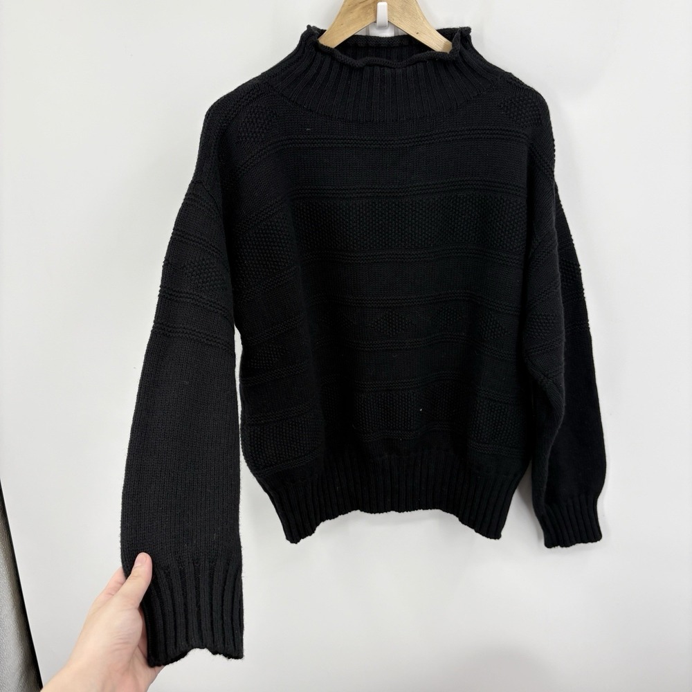 Margaret Howell Merino Wool Sweater 14 Quiet Luxury Capsule Minimalist Roll Neck